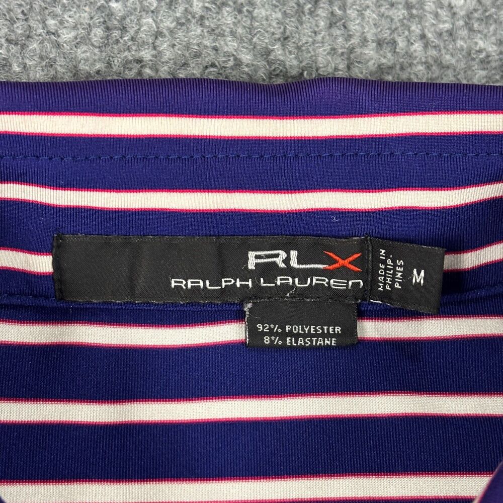 RLX Ralph Lauren Polo Shirt Size Medium Golf w/ Canterbury Logo - Picture 5 of 8